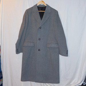 Adams Row Men's Wool Coat - Vintage